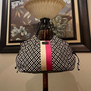 Kate Spade Black and Pink Patterned Bag